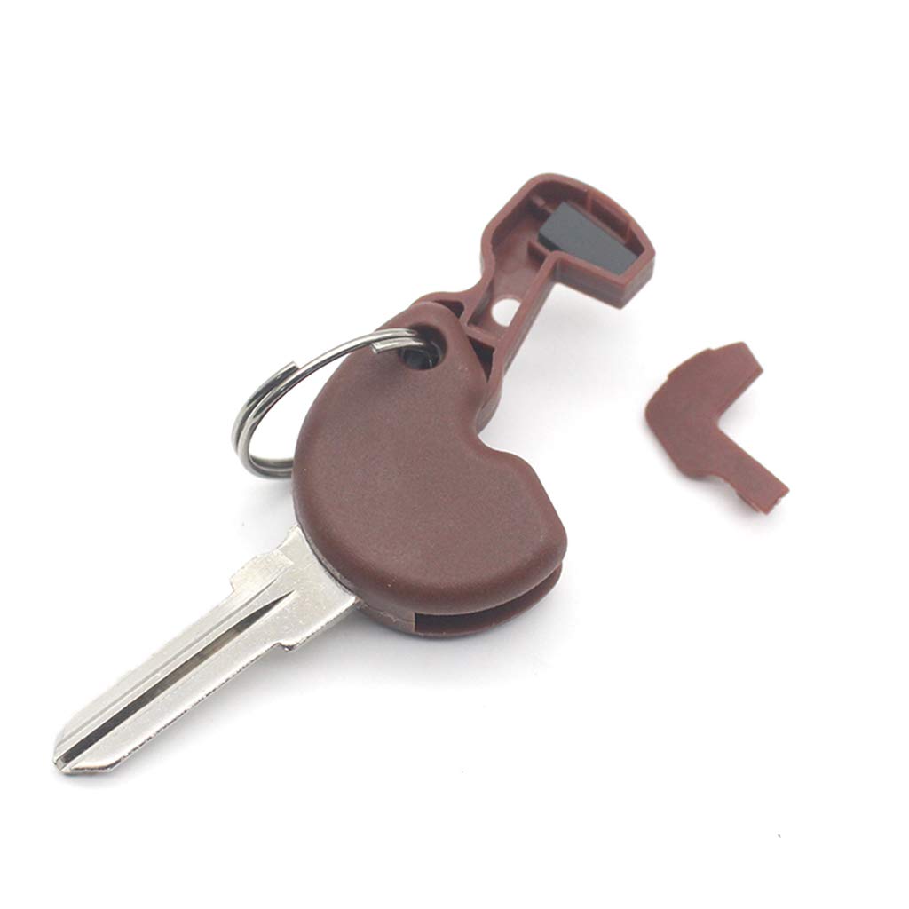 Kesoto Brown Motorcycle Motrobike Uncut Blank Key Replacement for New