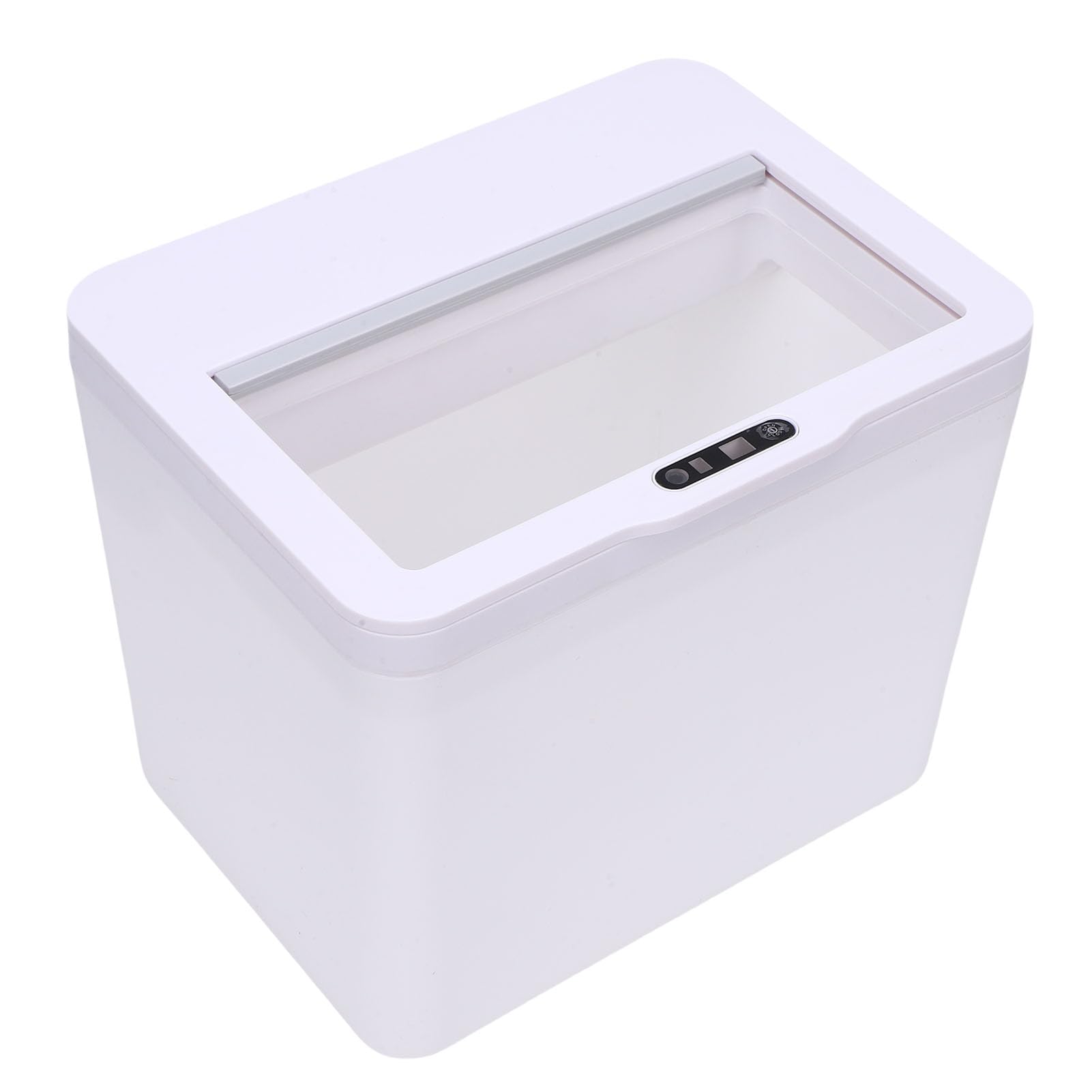 Bote de Basura de Escritorio Eléctrico con Sensor Inteligente 8L, Contenedor de Basura Automático sin Contacto para el Hogar, Oficina, Baño, Automóvil, Caja de Almacenamiento Compacta a
