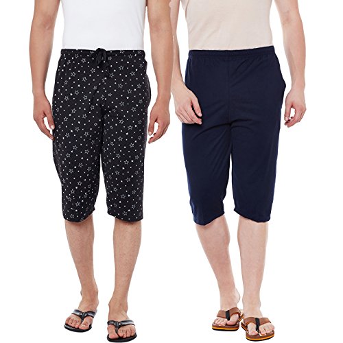 Image of Mack Jonney Regular Fit Men Capris(Pack of 2-MACK632870)