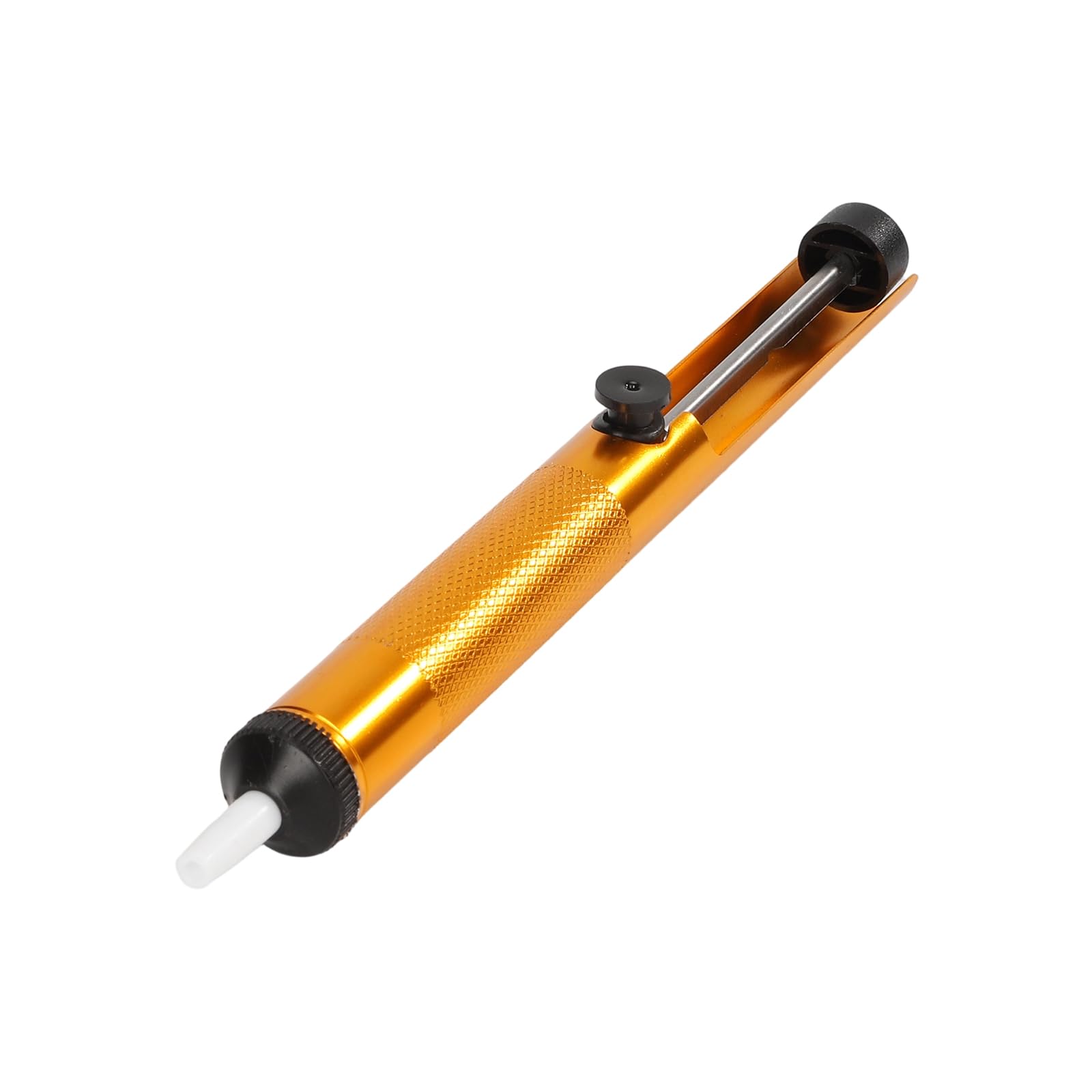 Bomba desoldadora manual de aluminio dorado extractor de soldadura para circuitos