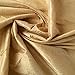 Shree Ganesh Fabrics Mulberry Raw Silk 114,3 cm, tessuto di seta grezza di gelso, dorato, può essere utilizzato per abiti, artigianato, ecc. (3 metri)
