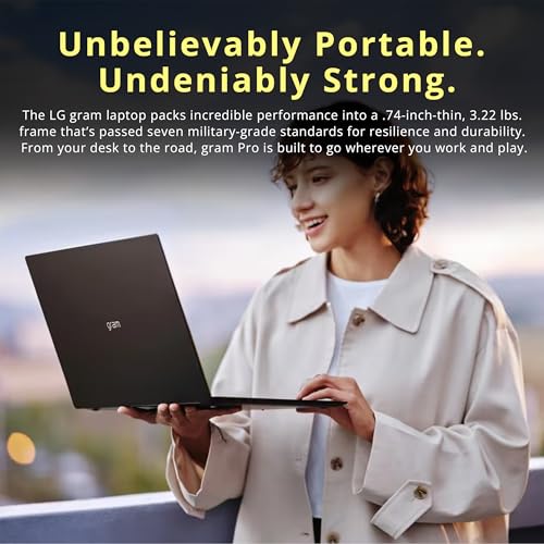 Image of LG Gram 17 inch WQXGA Touchscreen Copilot+ PC Laptop, Intel Ultra 9 288V, 32GB LPDDR5X, 2TB Storage (1TB SSD+1TB Docking Station), Intel Arc Graphics, Backlit Keyboard, Win11 Pro, Black