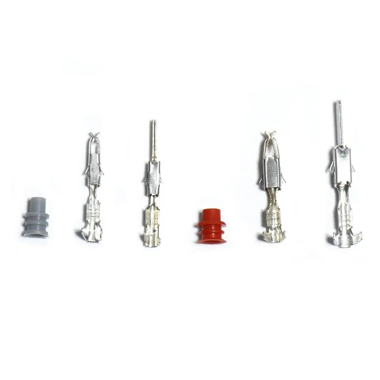 AARTERZZA Male Female Crimp Pins kit Wiring Butt 1.5/3.5mm Terminal Automotive Connector Car Electrical Wire Removal Non-Insulated