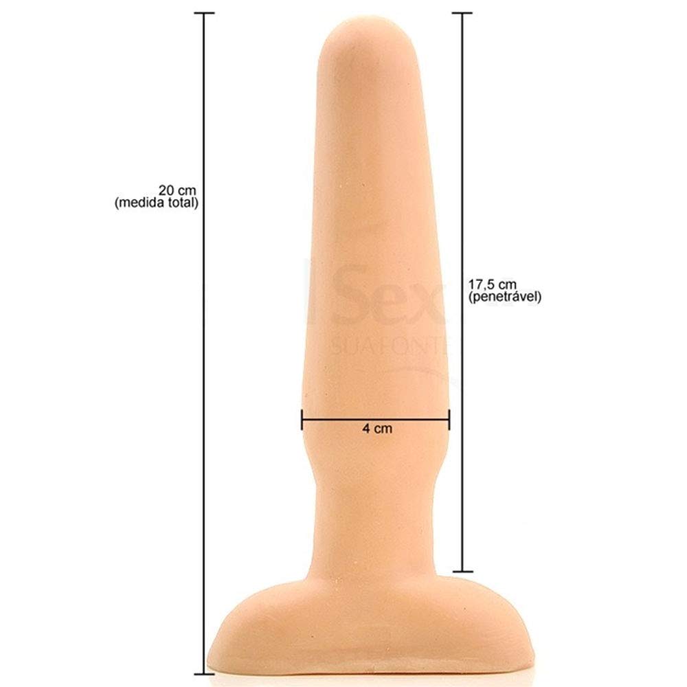 Plug Anal Longo em Silicone 20 cm x 4 cm | Amazon.com.br Plug Anal Longo em Silicone 20 cm x 4 cm | Amazon.com.br