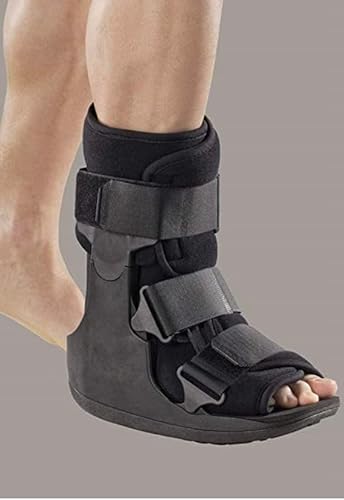 RO+Ten | Equal 450 | Tutore a Stivaletto Rigido Basso | Scarpe Ortopediche Donna e Uomo | Tutore Caviglia Distorsione | Cinghia di Fissaggio (L)