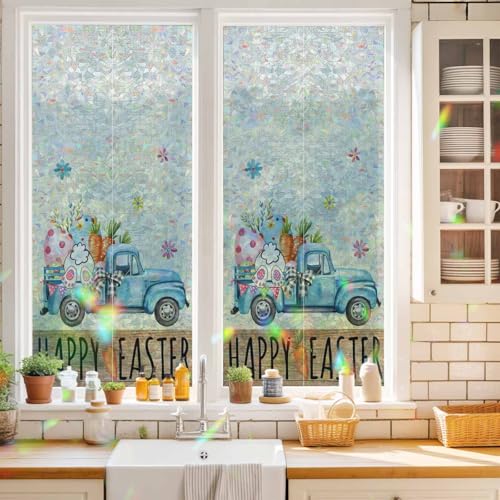 Vinilo decorativo para ventana con efecto arcoíris 17.7x39.3 pulgadas miniatura 3