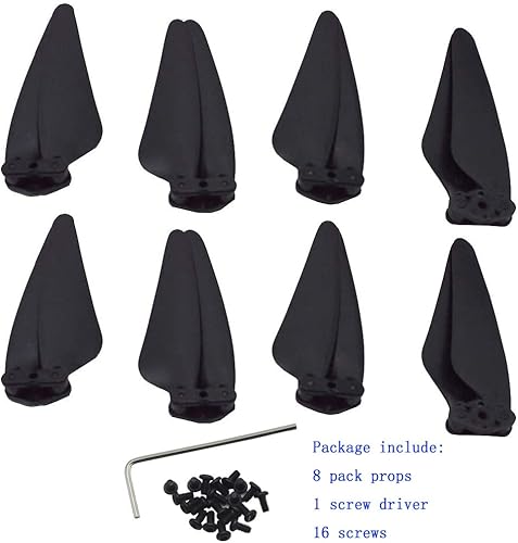 Miniatura 3 de Blomiky 8 F11 hélices plegables accesorios para F11 2 ejes cardán y F11GIM SJRC F11 DE22 4K Pro F11 Pro y F24 Pro F35 RC Quadcopter Drone F11