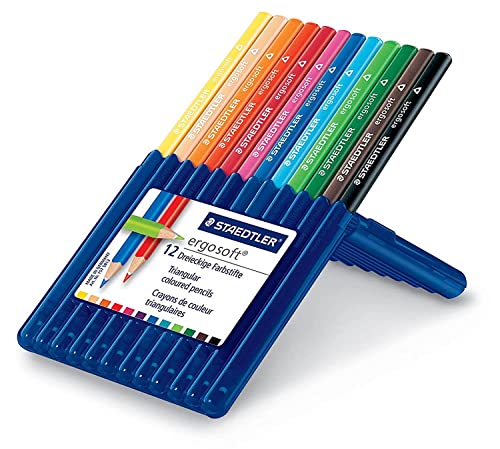 STAEDTLER DreikantBuntstift ergosoft, 12er Etui 157 SB12