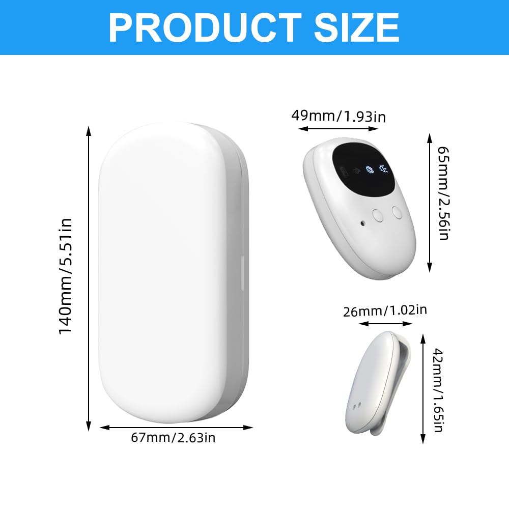 Bed Wetting Alarm Children, Wireless Bedwetting Alarm, 3 Alert Modes Pee Monitor with Sound & Vibration - Image 2