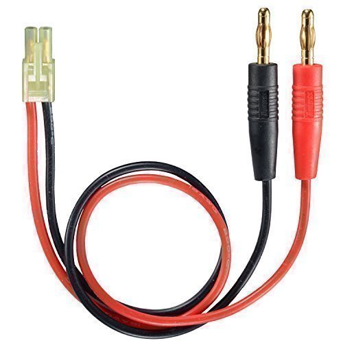 Cavo Di Ricarica Mini Tamiya PartCore Con Spinotto Oro 4mm, Cavo In Silicone, Per Modellismo RC - 3