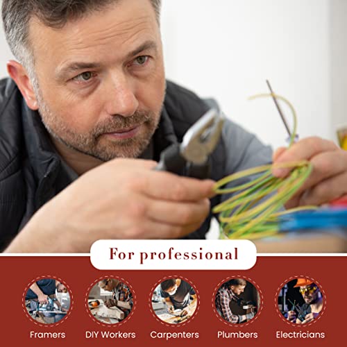 Style N Craft 3 Pocket Pliers & Tool Holder, Full-Grain Oiled Leather Tool Pouch, Multi Tool Holder, Dark Brown (#70009) #TOP5