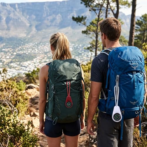 90 Pack Mini Compass Keychain con Lanyard - 9 Colores Vibrantes, Diámetro 1 Pulgada, Longitud 4.72 Pulgadas, Material PP Duradero para Senderismo, Camping, Supervivencia, Navegación, Aventura al Aire Libre miniatura 6