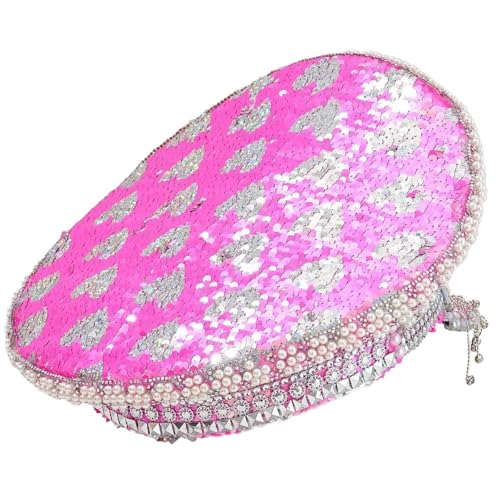Chapeau de capitaine en cristal et strass pour mariée