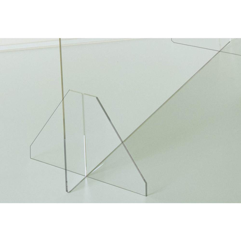 Pantalla protectora de plexiglás para cafeterías y tiendas minoristas, 60 x 50 cm, ideal para cajeros y recepcionistas, barrera de película C