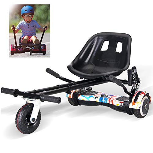 FLy Asiento Hoverboard Silla De Scooter Self Balance para Todo Terreno para Scooter De Auto Equilibrio De 2 Ruedas, Compatible con Todos Los Patinetes Eléctricos De 6.5, 8 Y 10 Pulgadas