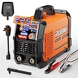 225 Amp Stick Welder with Large LCD Display, Digital IGBT Inverter, 110V/220V Portable Stick Welding Machine. Features include Dual Voltage, Hot Start, Arc Force, Anti-Stick, and VRD Protection