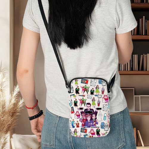 WZMPA Jeremy & Christine & Michael Crossbody Bag SQUIP & Chloe Fans Gift Brooke & Rich Theatre Sling Bag Jeremy&Michael Merch3
