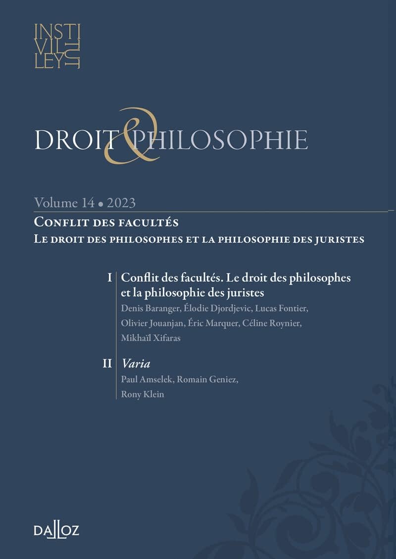Droit & Philosophie - Volume 14: Tome 14