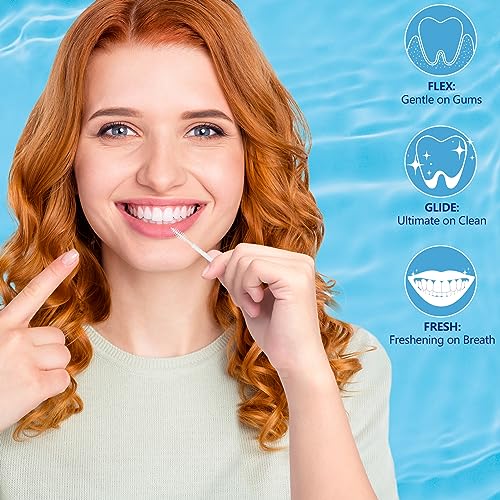 Image of DanTicy Brushpicks Interdental Toothpicks,Soft Bristle Dental Floss Picks Toothpicks,Helps Removes Plaque and Debris Between Your Teeth 900PCS (Pack of 3)