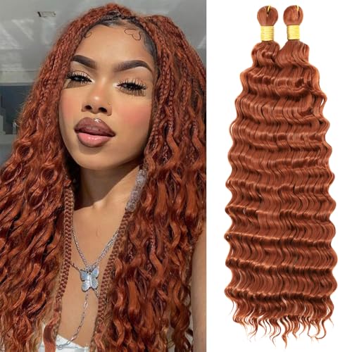 Eerya Long Curly Braiding Hair 18 Inch 2 Packs...