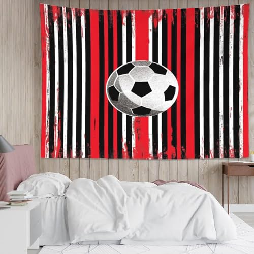 Tenture murale football en polyester doux lavable pour deco interieure - 5
