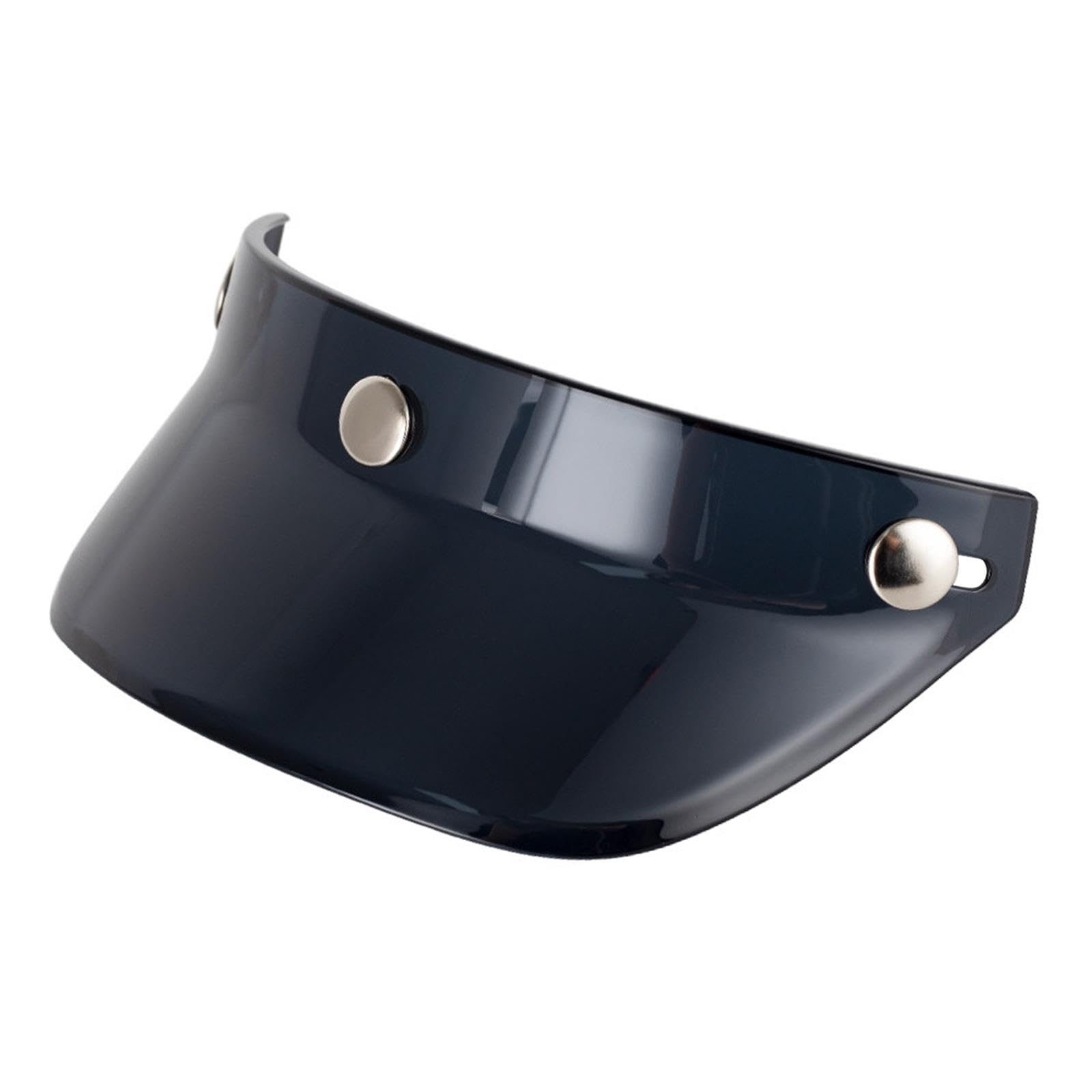 TTETTZ Helmet Visor Peak Cover Visor Sunshield Peak 3 Snap Helmet Visor Protector for Helmets with 3 Buttons Parts, Black