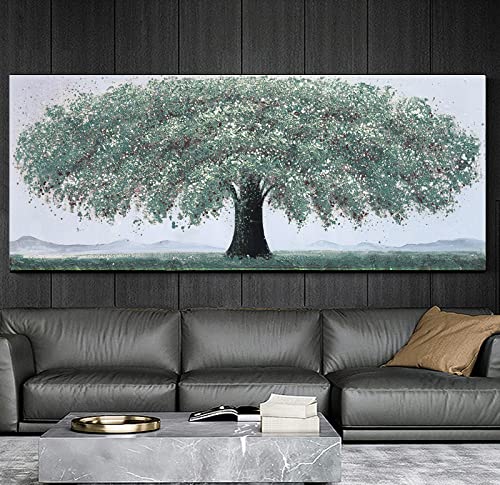 Grand arbre de la fortune peinture décoration murale abstraite salon