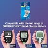 Contour Next Blood Glucose Test Strips for Diabetes 15 Ct (1 Pack) Accurate, No Coding, Second-Chance Sampling, Easy Blood Sugar Testing Strips On the Go, Works with All Contour Next Meters