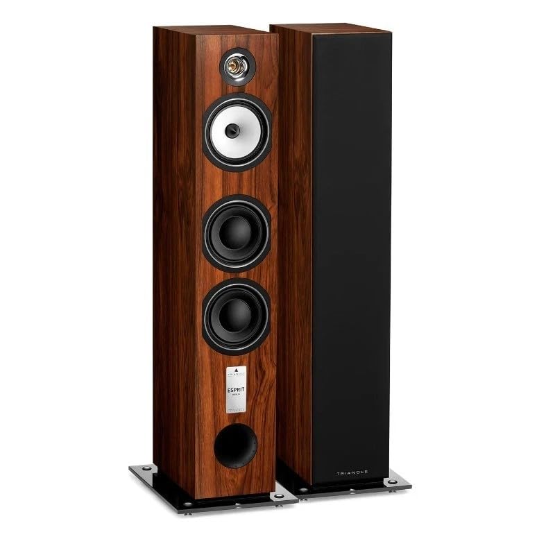 Triangle - Głośnik kolumnowy Hi-FI Antal EZ - Dopuszczalna moc 120 W - Wydajność 92 DB/W/m - Wszechstronna muzyka i kino domowe - 200 x 1090 x 345 mm - Teak (sztuka)