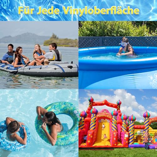 Paistely Pool Flicken Klebeband Unterwasser, Transparentes Wasserdichtes Klebeband, Poolflicken Selbstklebend Unterwasser Zur Reparatur Verschiedener Schwimmbadoberflächen (Klebeband 10cm*152cm)