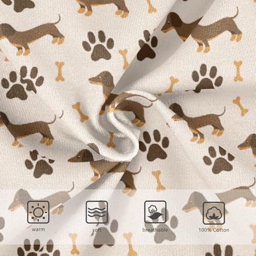 Boys' Exclusive Briefs Toddler Underwear 95% Combed Cotton Boxerbriefs 2T Dog Paw - Print Pattern 823