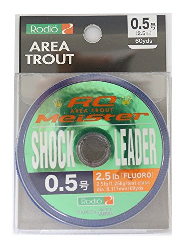 Rodiocraft Leader, RC Meister Fluorocarbon Leader, Fluorocarbon 60yds, No. 0.5, 2.5 lbs, Clear