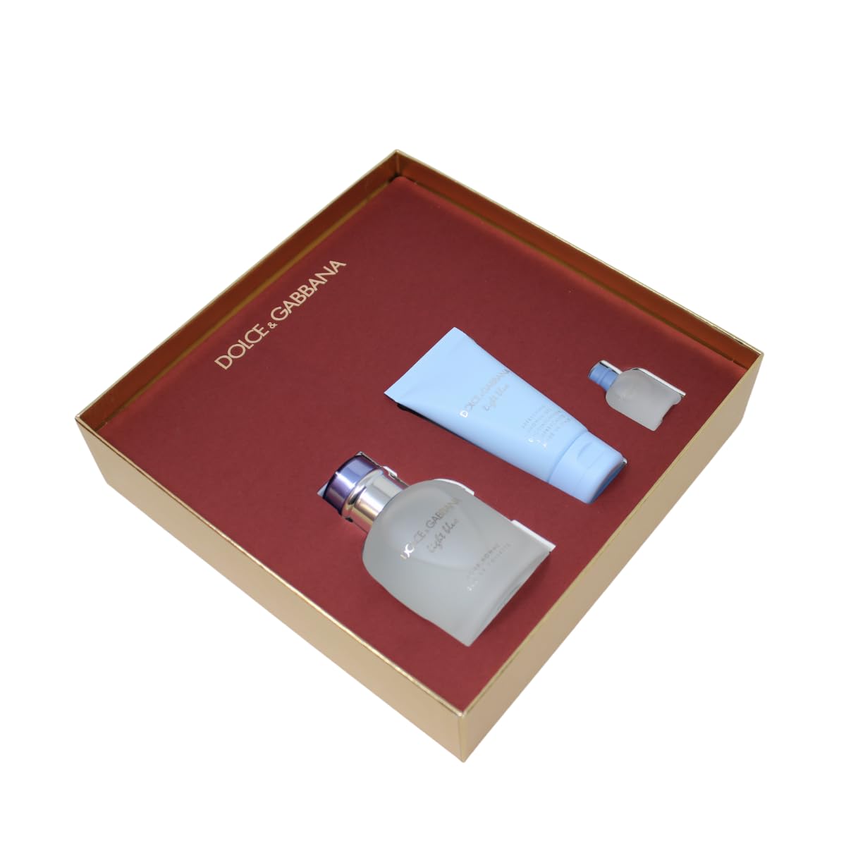 Light Blue Pour Homme For Men By Dolce & Gabbana 3 Pc. Gift Set