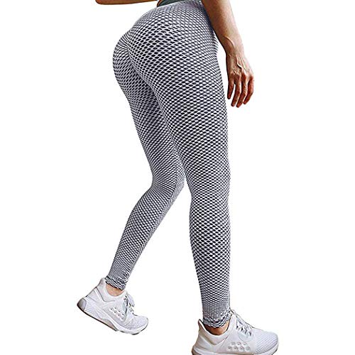 SUUKSESS Sexy Butt Lifting Leggings for Women Honeycomb High Waisted Workout Tights Pants