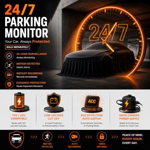 Image of MyFitSpark DC-102 Real 2.7K HDR Dual Channel Dash Cam | Sony Starvis Sensor | Novatek AI Chipset IMX335 Car Front & Rear ADAS Safety GPS Logger Night Vision G-Sensor Supercapacitor Wi-Fi App Parking Mode
