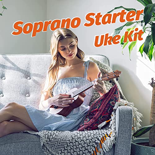 AODSK Ukulélé soprano pour débutants – Kit pour enfants et adultes – Sapele – 53,3 cm – Ukalélé hawaïen – Avec sac de… - Les Beatles, Paul McCartney, John Lennon, RIngo Starr, George Harrison AODSK Ukulélé soprano pour débutants - Kit pour enfants et adultes - Sapele - 53,3 cm - Ukalélé hawaïen - Avec sac de… – Image 3
