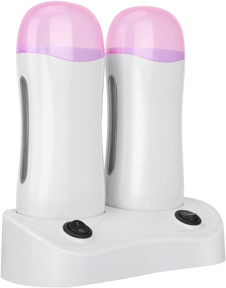Wax Warmer, Wax Warmer for Wax Cartridges Double Cartridge Waxing Device Hair Removal Warm Waxing Device Roll on for Beautiful Skin Wax Heater Electric Depilatory Roll on Wax Roller Wax Warmer, Wax Warmer for Wax Cartridges Double Cartridge Waxing Device Hair Removal Warm Waxing Device Roll on for Beautiful Skin Wax Heater Electric Depilatory Roll on Wax Roller