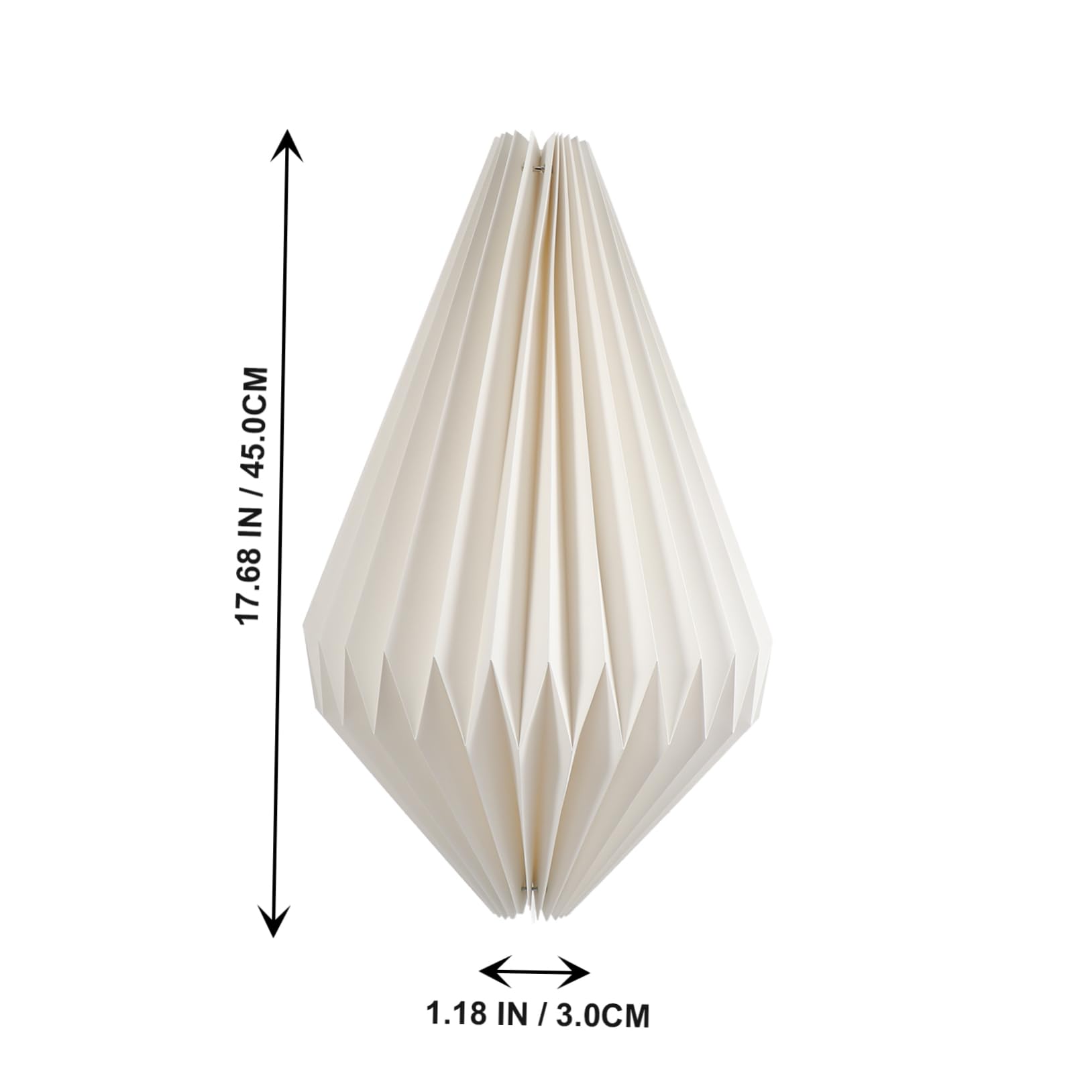 HOMSFOU 2pezzi Lampada Sospensione Origami Paralume Decorativo Per Chandelier e Illuminazione Domestica Materiale Sicuro e Inodore Stile Creativo Per Soggiorno e Ristoranti