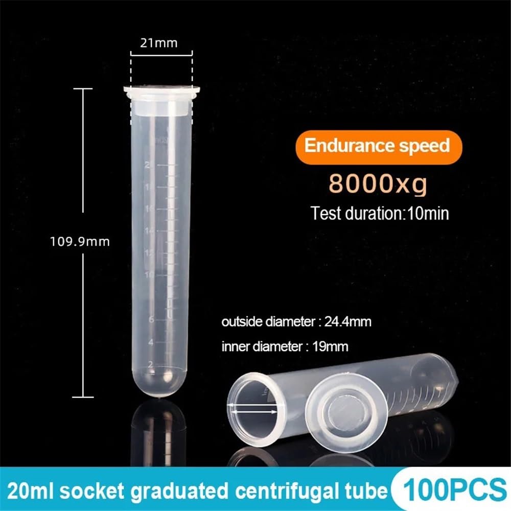 Attrezzature e forniture di laboratorio Contenitore da laboratorio for provette centrifuga in plastica 15 ml, 20, 50 e 100 con bilancia senza Provetta