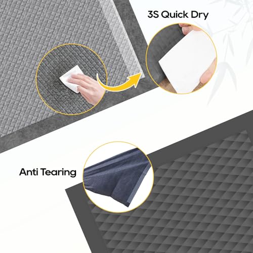 Image of Pee Pads for Dogs 30 inchx36 inch Charcoal Puppy Pads 50 Counts Small Disposable Activated Carbon Super Absorbent Full Edge-Wrapping Pee Pads Odor-Control Training Pads for Doggie Cats Rabbits