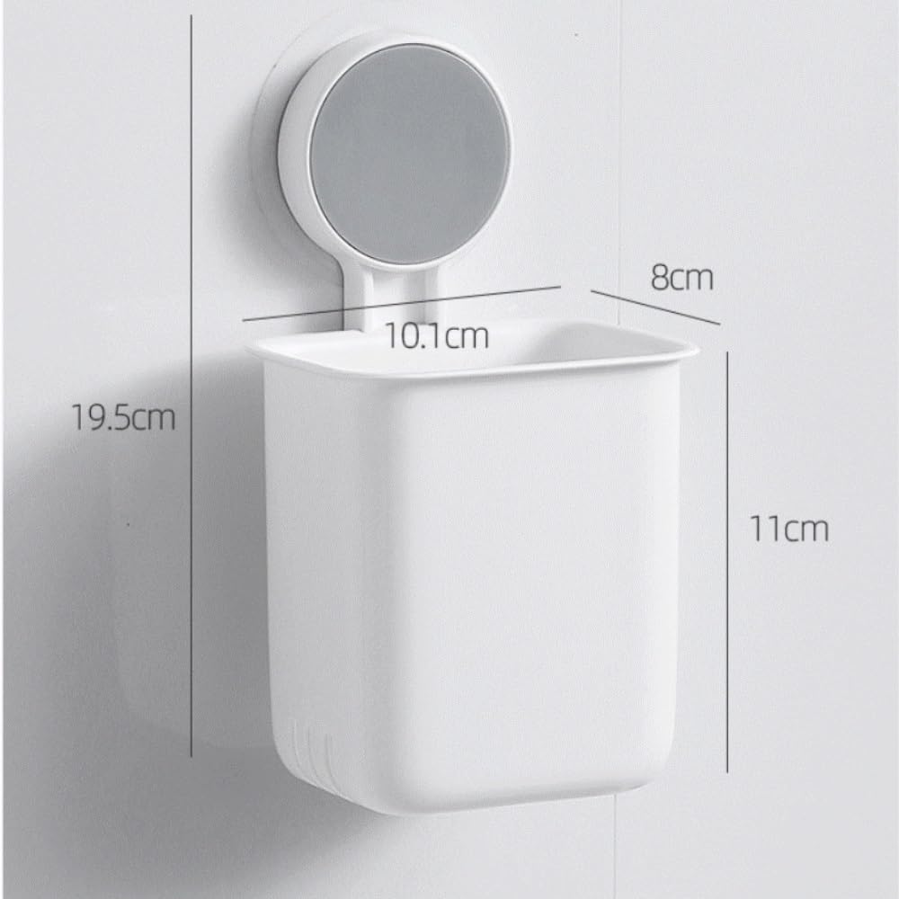 Modern Porta Cepillos De Dientes, Soporte De Pared For Cepillos Dientes con Funciones Almacenamiento Drenaje, No Requiere Perforación Ahorra Espacio(1pcs)