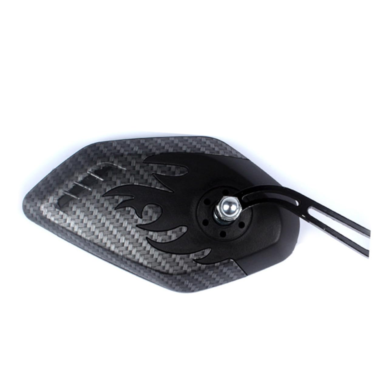 Luxshiny Specchietti Manubrio Bici Carbonio Regolabile Angolo Resistente Urti per Mountain Bike Corsa