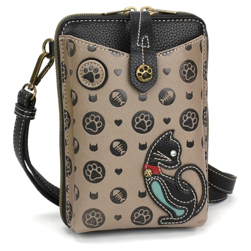 Image of CHALA Snap Crossbody RFID Protected Women Faux Leather Cellphone Purse with Adjustable Crossbody Strap