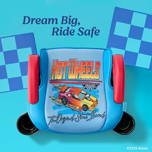 Image of Graco TurboBooster 2.0 Backless Booster Car Seat, Hot Wheels, Travel Booster Seat for Children Ages 4-10, Weight 40-100 Pounds and Height up to 57 Inches