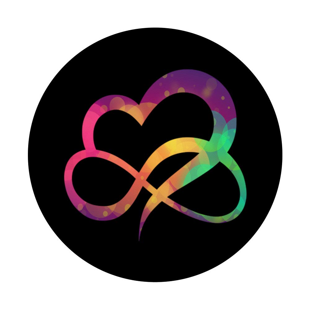 Amazon.com: Polyamory Symbol Love Heart Infinity Partnership