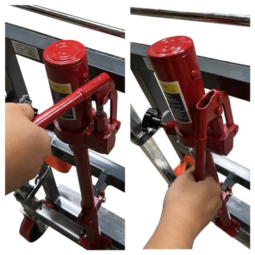 Hydraulic Furniture Mover Equipment Mover Crate Mover (Set of 2),Heavy Duty Moving Dolly, 3960 lbs Capacity, Pake Handling Tools (Regular Handle)