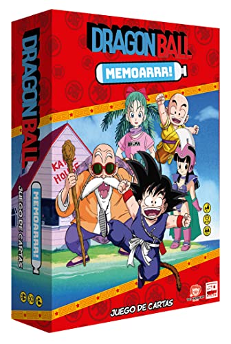 Dragon Ball MEMOARRR - Juego de Mesa de Memoria con Cartas para Mayores de 8 años, 2 a 4 Jugadores