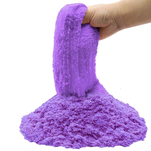 TUOLON 930g Recarga Arena Mágica Niños Arena Cinética Niños 3 4 5 Años Colorida Arena Sensorial de Arena para Niños Juguete Creativo Niño Ideas Regalo Niño Niña Navidad Morado