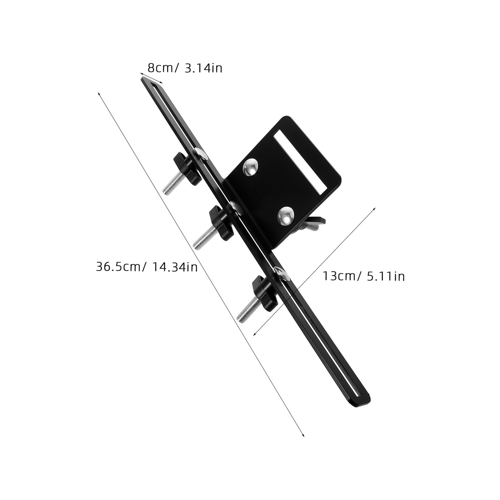 Supvox Kuhglockenhalter Metall mit Schnellverschluss Doppellagige Trommelhalterung Kompatibel für Schlagzeug Jam Blocks Stabiles Percussion Zubehör für Musiker