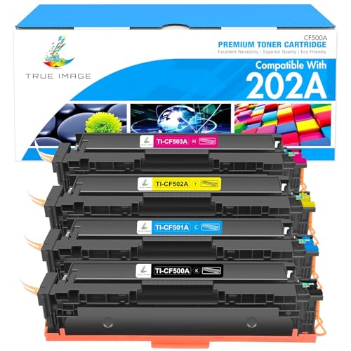 TRUE IMAGE HP 202A/202X Toner Cartridge 4-Pack for MFP M281